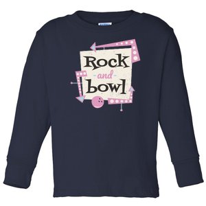 Rock And Bowl Toddler Long Sleeve Shirt