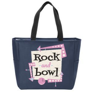 Rock And Bowl Zip Tote Bag