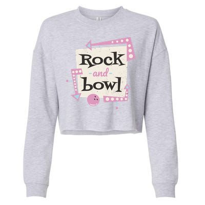 Rock And Bowl Cropped Pullover Crew