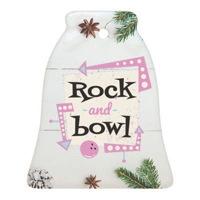 Rock And Bowl Ceramic Bell Ornament