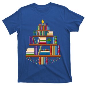 Reading A Books Librarian Library Christmas Tree Gift T-Shirt