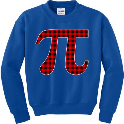 Red And Black Pi Printed Tees National Pi Day Gift Cool Gift Kids Sweatshirt