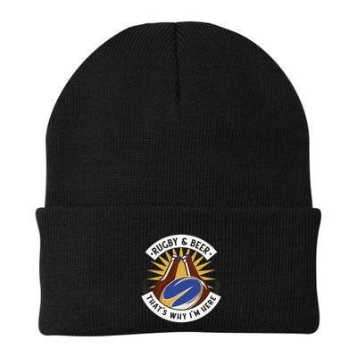 Rugby And Beer That's Why I'm Here Beanie