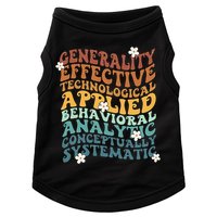 Retro Aba Bcba Pecs 7 Dimensions Of Behavior Aba Therapy Doggie Tank