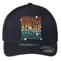 Retro Aba Bcba Pecs 7 Dimensions Of Behavior Aba Therapy Flexfit Unipanel Trucker Cap