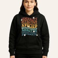 Retro Aba Bcba Pecs 7 Dimensions Of Behavior Aba Therapy Hoodie