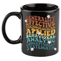 Retro Aba Bcba Pecs 7 Dimensions Of Behavior Aba Therapy 11oz C Handle Ceramic Mug