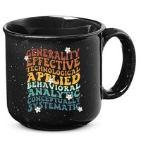 Retro Aba Bcba Pecs 7 Dimensions Of Behavior Aba Therapy 15oz Campfire Ceramic Mug