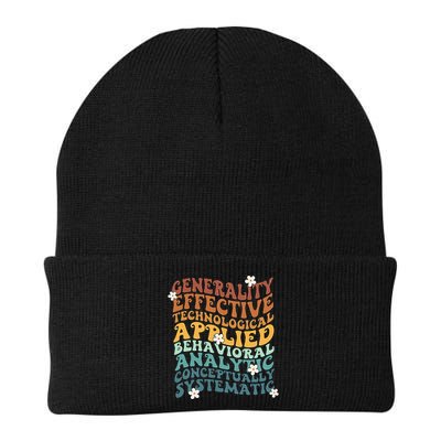Retro Aba Bcba Pecs 7 Dimensions Of Behavior Aba Therapy Beanie