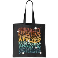 Retro Aba Bcba Pecs 7 Dimensions Of Behavior Aba Therapy Bag