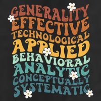 Retro Aba Bcba Pecs 7 Dimensions Of Behavior Aba Therapy Tumbler