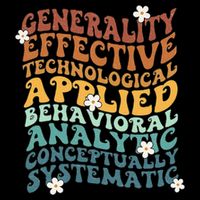 Retro Aba Bcba Pecs 7 Dimensions Of Behavior Aba Therapy Poster
