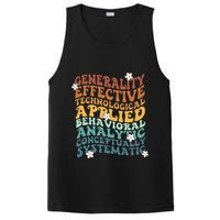 Retro Aba Bcba Pecs 7 Dimensions Of Behavior Aba Therapy PosiCharge Competitor Tank