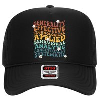 Retro Aba Bcba Pecs 7 Dimensions Of Behavior Aba Therapy Trucker Hat