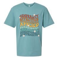 Retro Aba Bcba Pecs 7 Dimensions Of Behavior Aba Therapy Sueded Cloud Jersey T-Shirt