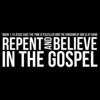 Repent And Believe In The Gospel Christian Bible Doggie Tank