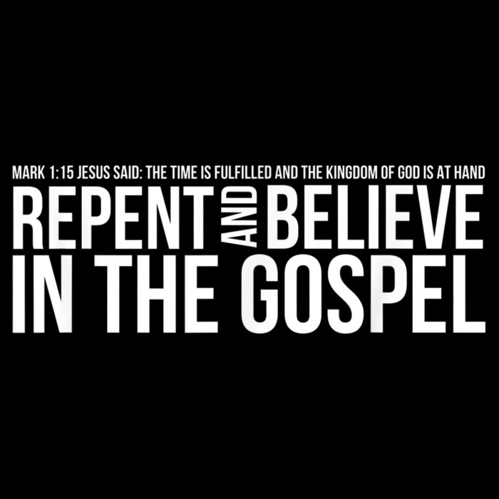 Repent And Believe In The Gospel Christian Bible Doggie Tank