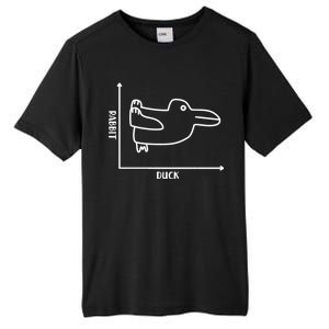 Rabbit Duck Diagram Chart Tall Fusion ChromaSoft Performance T-Shirt