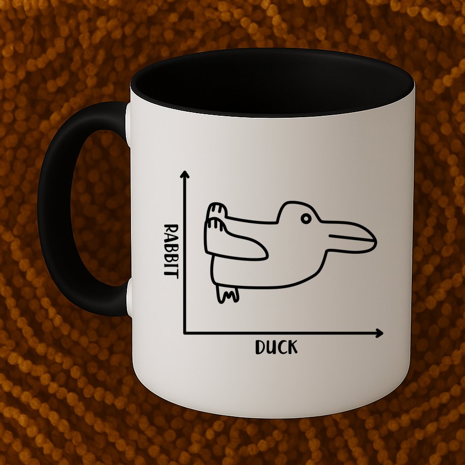 Rabbit Duck Diagram Chart Mug