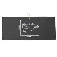Rabbit Duck Diagram Chart Large Microfiber Waffle Golf Towel
