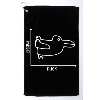 Rabbit Duck Diagram Chart Golf Towel