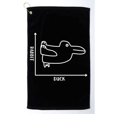 Rabbit Duck Diagram Chart Golf Towel