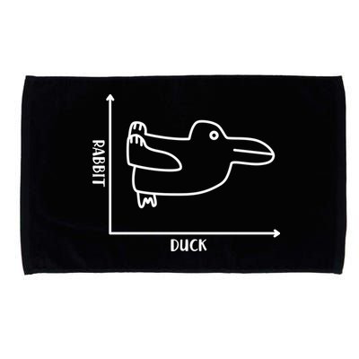 Rabbit Duck Diagram Chart Microfiber Hand Towel