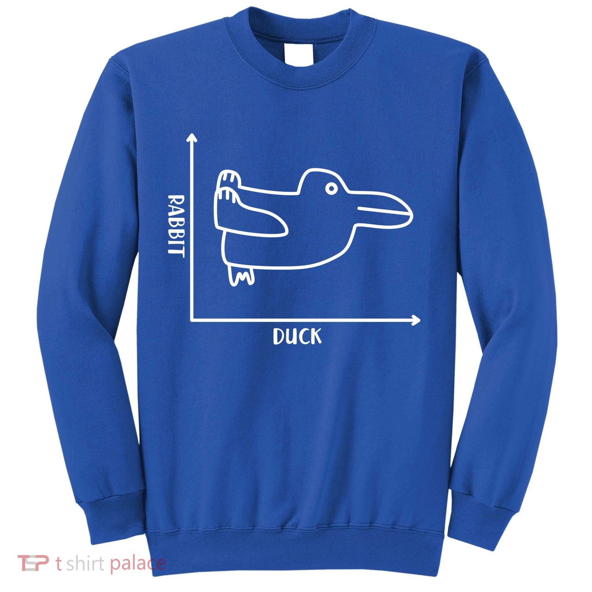 Rabbit Duck Diagram Chart Sweatshirt