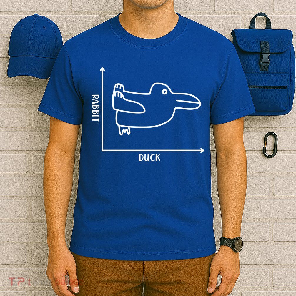 Rabbit Duck Diagram Chart T-Shirt