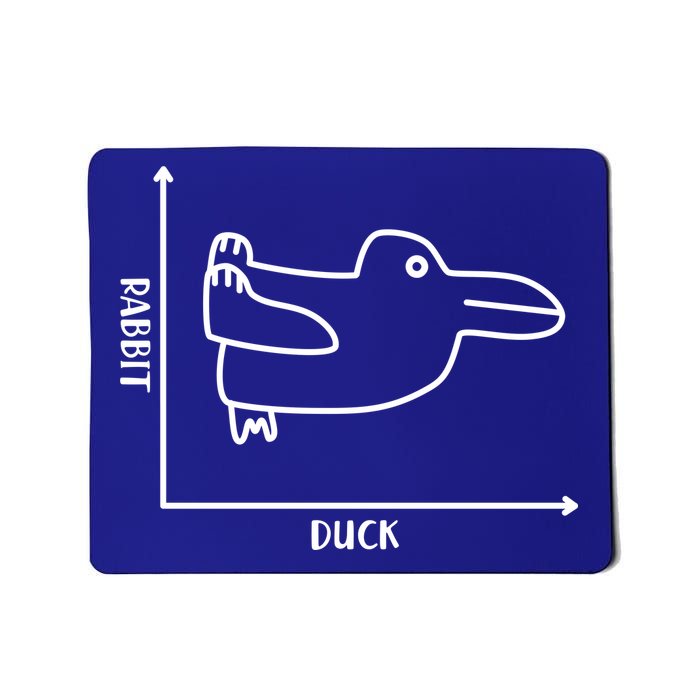 Rabbit Duck Diagram Chart Mousepad