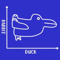 Rabbit Duck Diagram Chart Mousepad