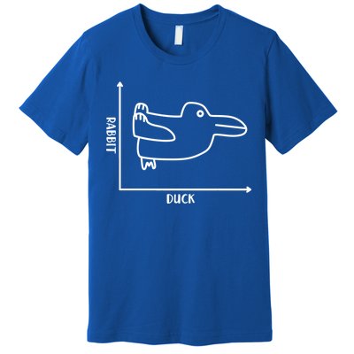 Rabbit Duck Diagram Chart Premium T-Shirt