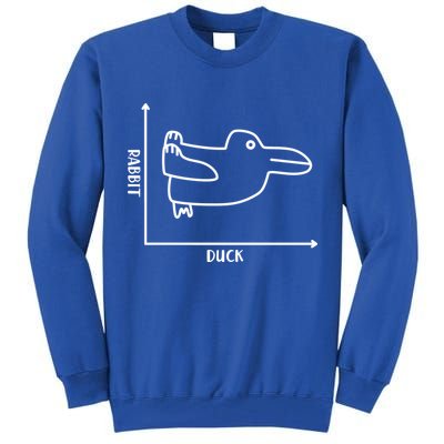 Rabbit Duck Diagram Chart Tall Sweatshirt