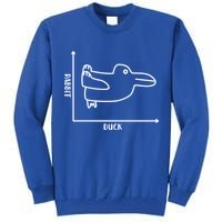 Rabbit Duck Diagram Chart Tall Sweatshirt