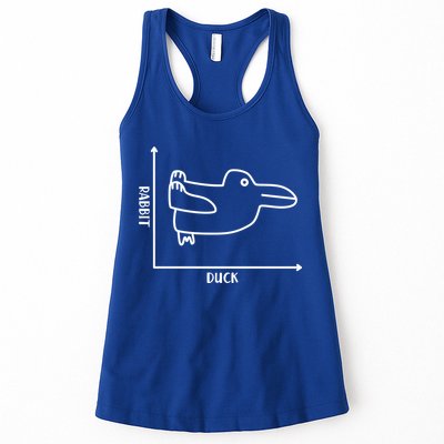 Rabbit Duck Diagram Chart Womens Tank Top