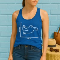 Rabbit Duck Diagram Chart Womens Tank Top