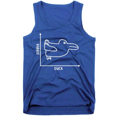 Rabbit Duck Diagram Chart Tank Top