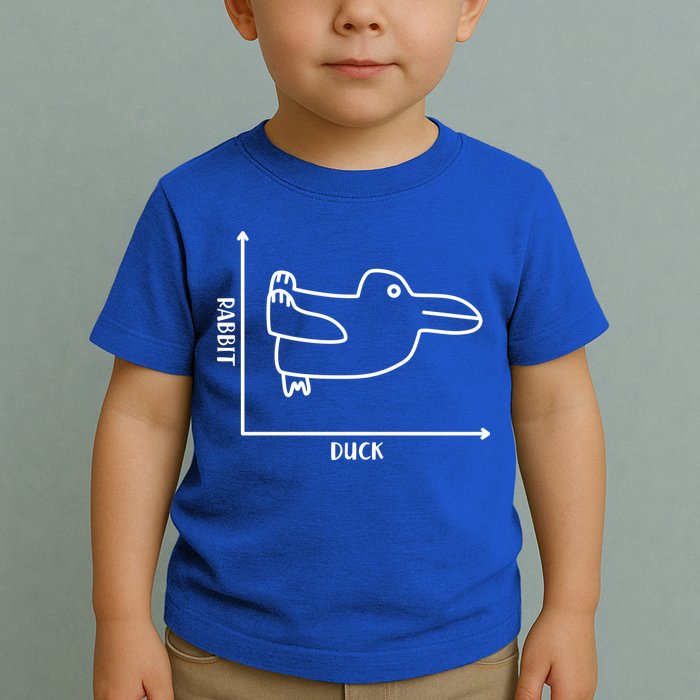 Rabbit Duck Diagram Chart Toddler T-Shirt