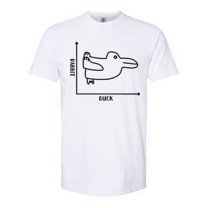 Rabbit Duck Diagram Chart Softstyle CVC T-Shirt