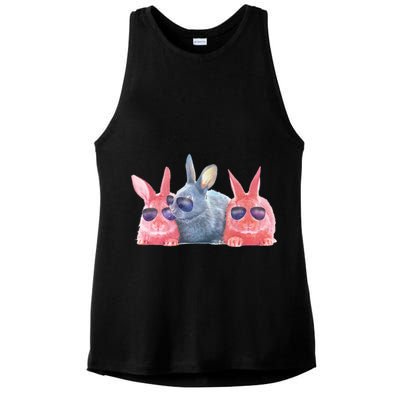 Rabbit Galaxy Cool Ladies PosiCharge Tri-Blend Wicking Tank