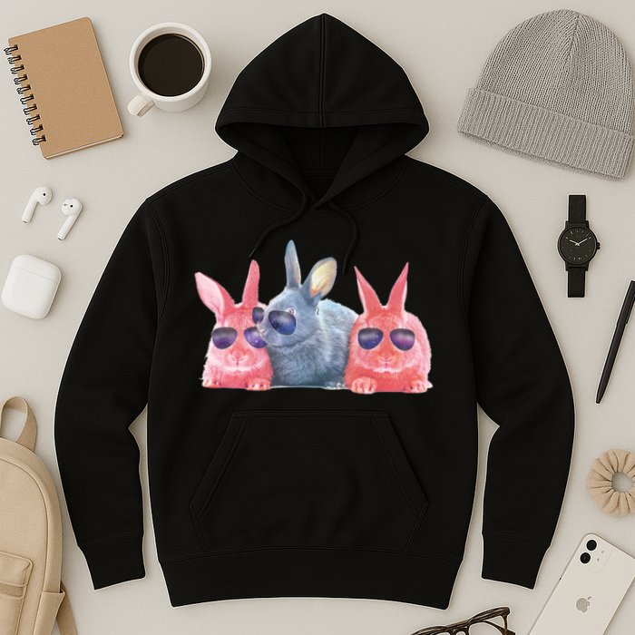 Rabbit Galaxy Cool Hoodie