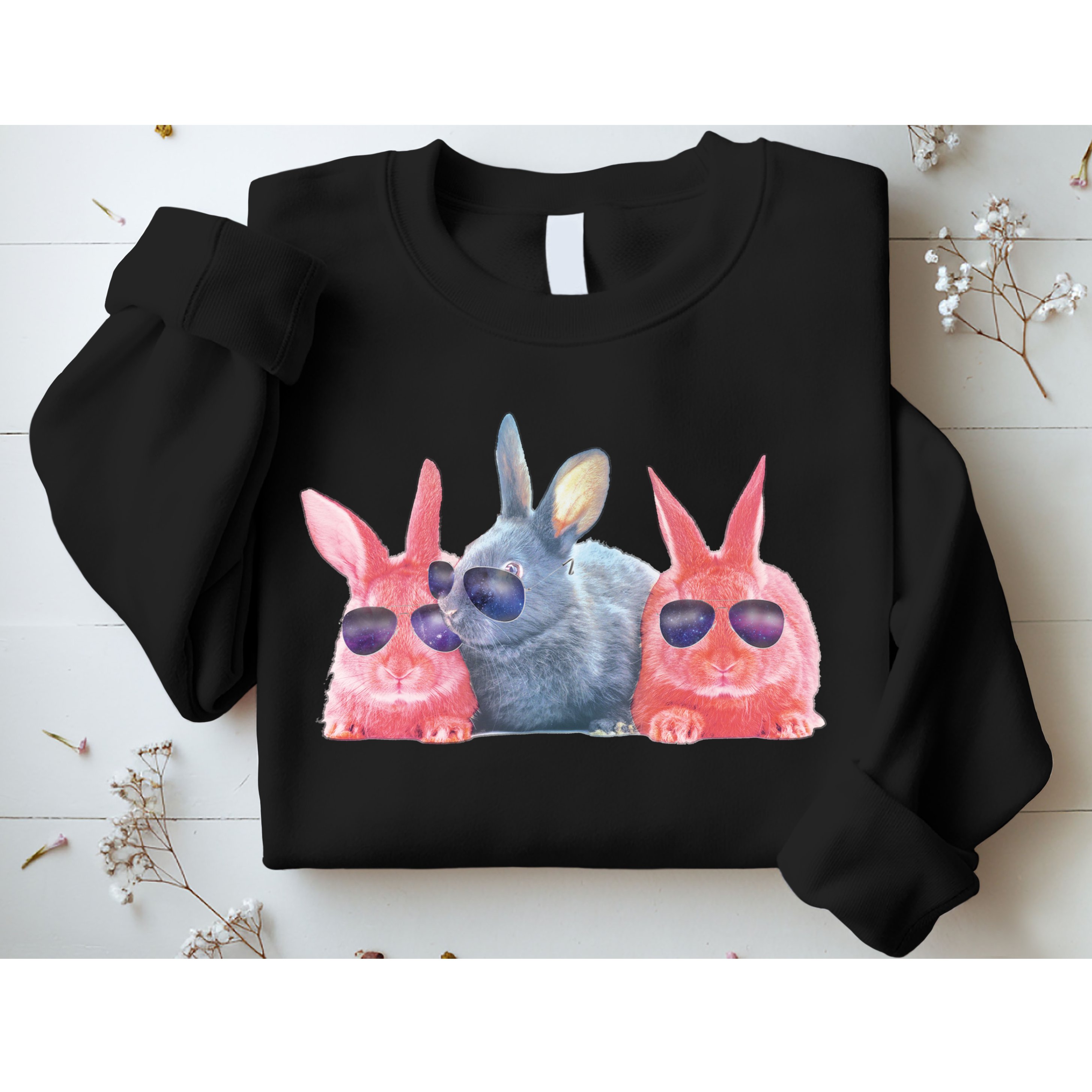 Rabbit Galaxy Cool Sweatshirt