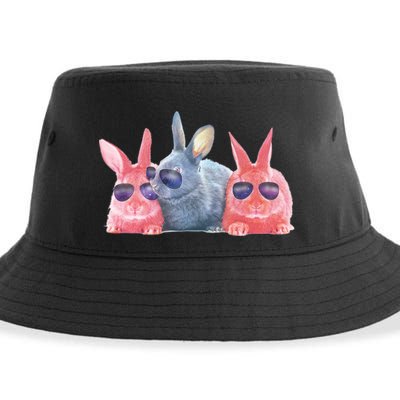 Rabbit Galaxy Cool Sustainable Bucket Hat