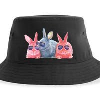 Rabbit Galaxy Cool Sustainable Bucket Hat