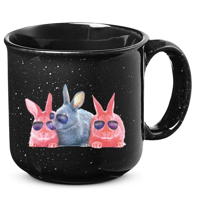 Rabbit Galaxy Cool 15oz Campfire Ceramic Mug