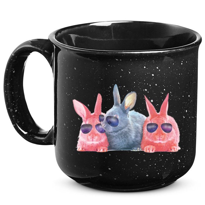 Rabbit Galaxy Cool 15oz Campfire Ceramic Mug
