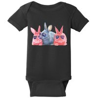 Rabbit Galaxy Cool Baby Bodysuit