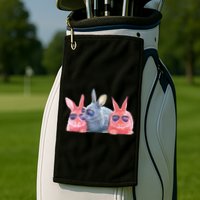 Rabbit Galaxy Cool Golf Towel