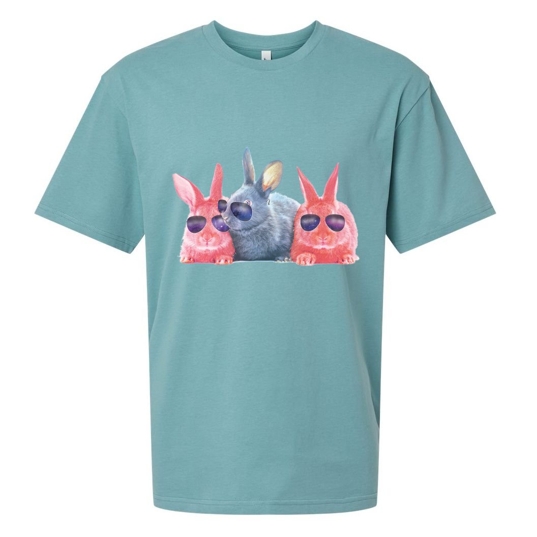 Rabbit Galaxy Cool Sueded Cloud Jersey T-Shirt