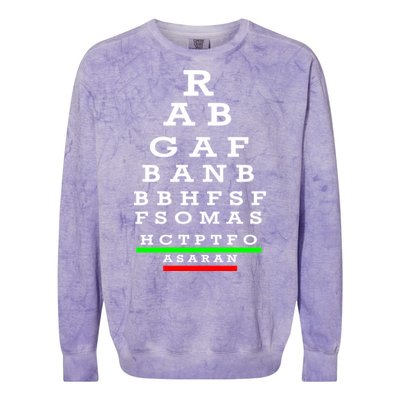 Rabgafban City Girls Abbreviation Act Up Colorblast Crewneck Sweatshirt